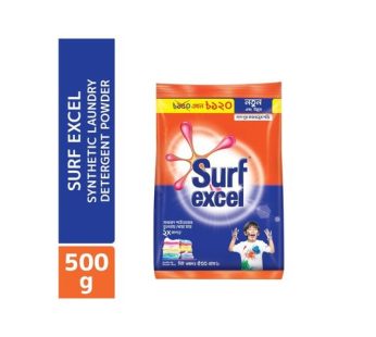 Surf Excel Synthetic Laundry Detergent Powder-500g