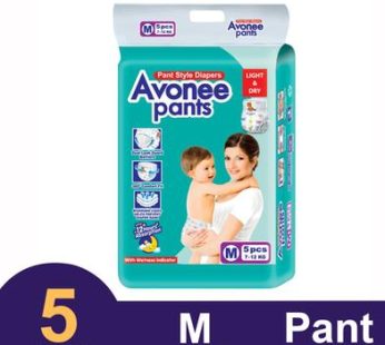 Avonee Pant Baby Diaper (M Size) (7-12kg) (5Pcs)