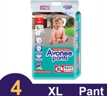 Avonee Pant Baby Diaper (XL Size) (12-17kg) (4Pcs)