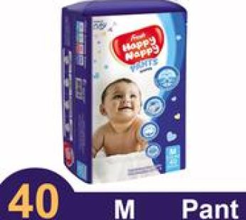 Fresh Happy Nappy Pant System Baby Diaper (M Size) (7-12Kg) (40Pcs)