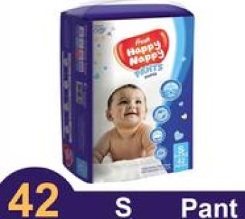 Fresh Happy Nappy Pant System Baby Diaper (S Size) (4-8Kg) (42Pcs)