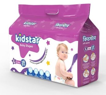 Kidstar Baby Belt Diaper L (9-18 kg)-28PCS