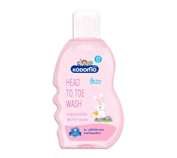 Kodomo Head to Toe Wash Pink Hanabaki 0+ 100ml