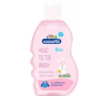 Kodomo Head to Toe Wash Pink Hanabaki 0+ -200ml