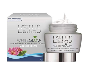 Lotus Herbals Whiteglow Skin Night Creme-60gm