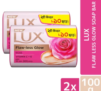 Lux Soap Bar Flaw Less Glow-100g Combo Pack 2pcs