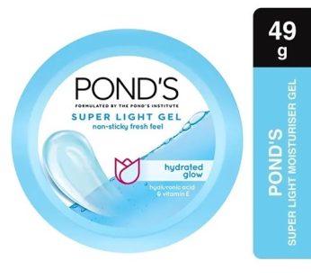 Ponds Super Light Gel Moisturizer With Hyaluronic Acid & Vitamin E -49gm