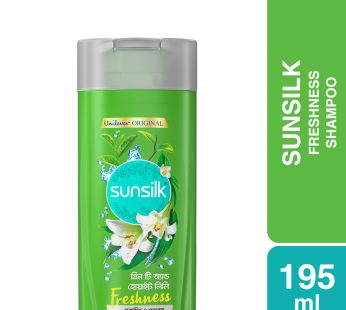 Sunslilk Green Tea & White Lily Freshness Shampoo-195ml