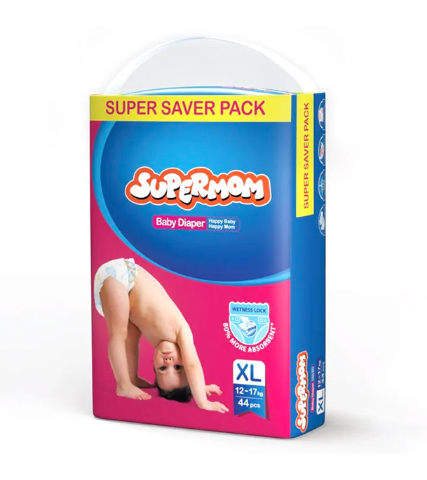 Supermom Baby Belt Diaper XL (12-17 kg ) 40 Pcs