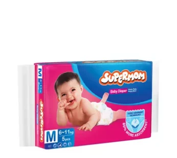 Supermom Belt System Baby Diaper (M Size) (6-11kg) (50pcs)