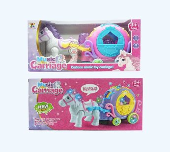 HORSE CARRIAGE Cartoon Light and Music Toy NO-918