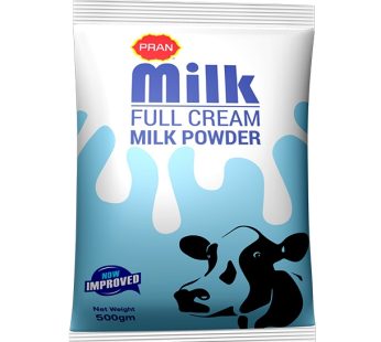 PRAN Milk Full Cream Milk Powder-500gm