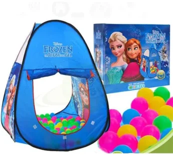 Play Tent House Toy with 100 Colored Plastic Balls